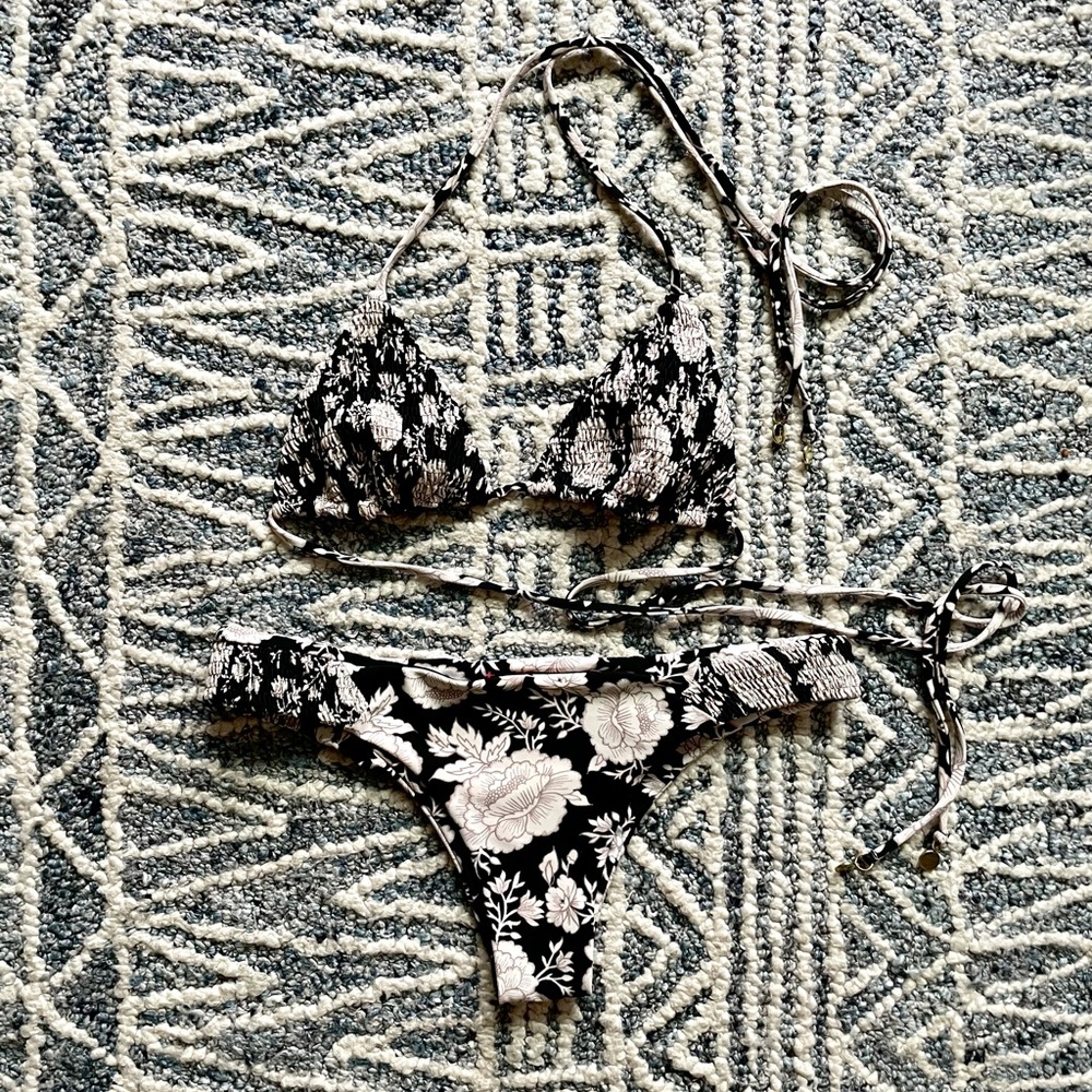 Tori Praver floral bikini